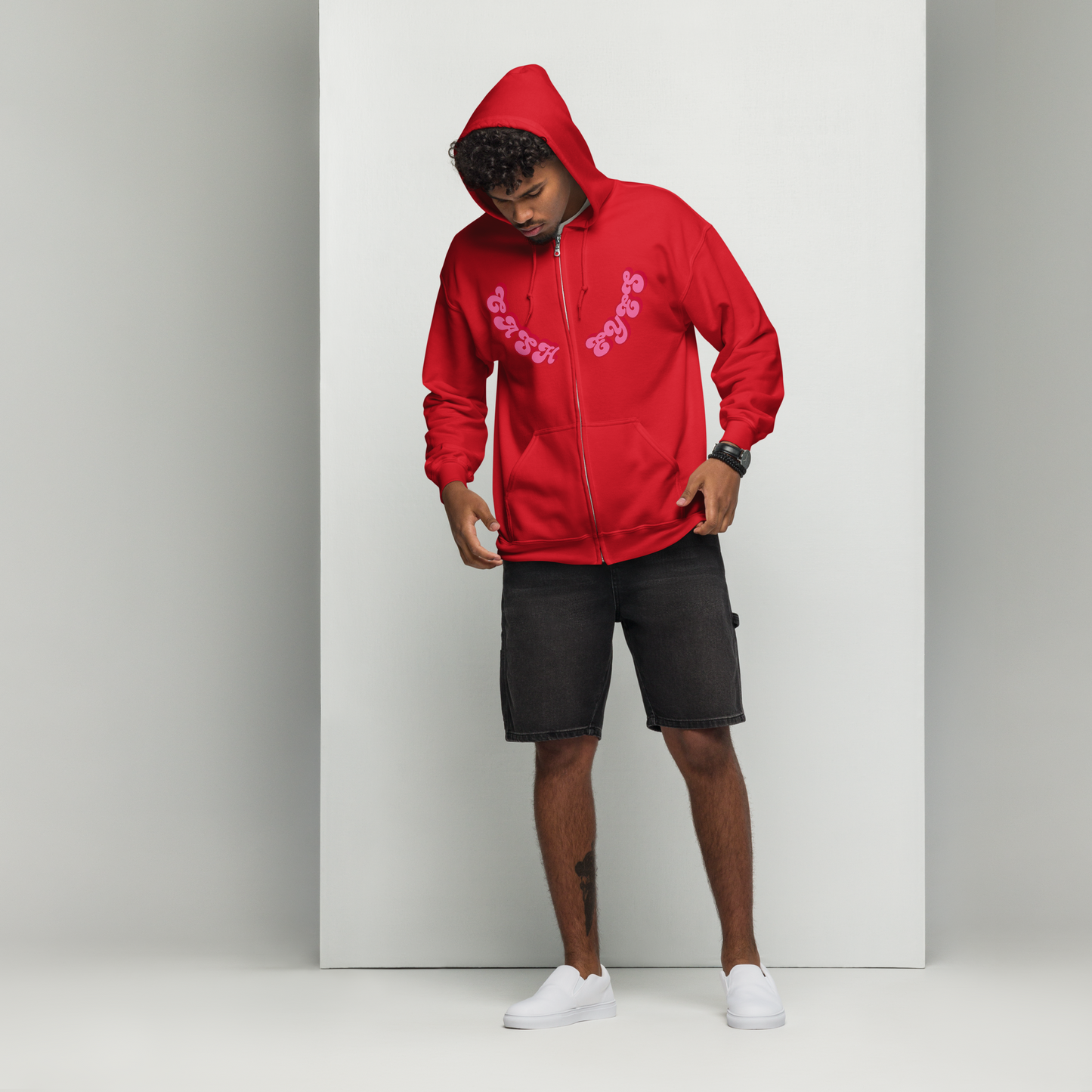 V-day zip hoodie